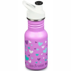 Reiseflasche Klean Kanteen Classic Narrow Orchid Hearts 355 Ml Kinder