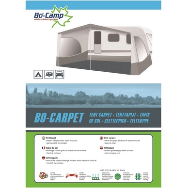 Zeltplane Bo-Camp Grau (2,5 X 2 M)
